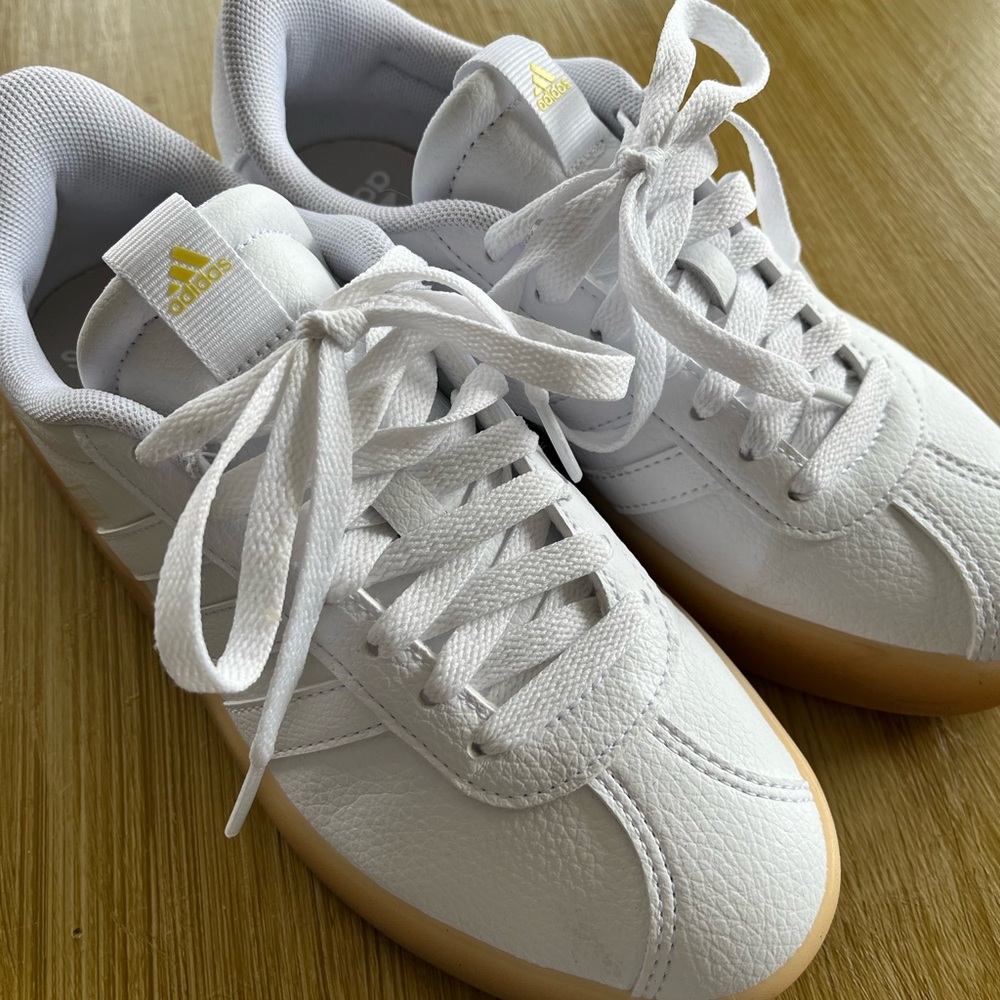 White Adidas sneakers